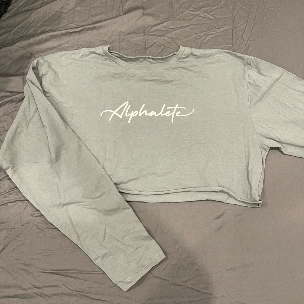 Alphalete Signature Long Sleeve - Tundra Grey